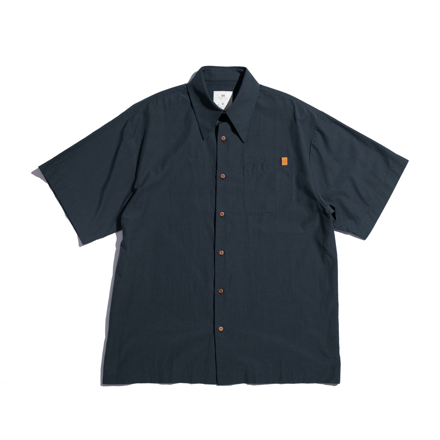 Faded Color S/S Pocket Big Shirt / Dark Charcoal
