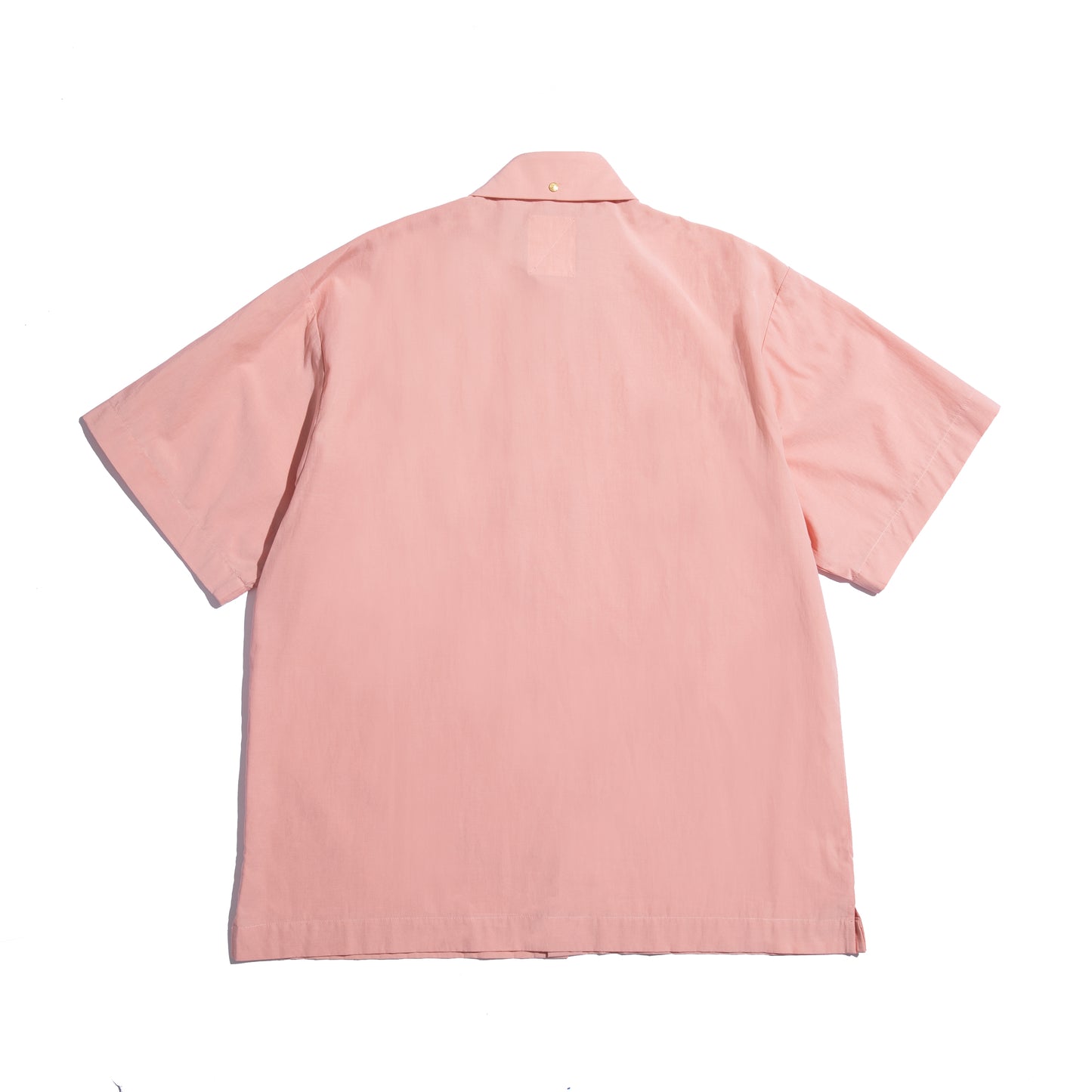 Faded Color S/S Pocket Big Shirt / Dusty Pink