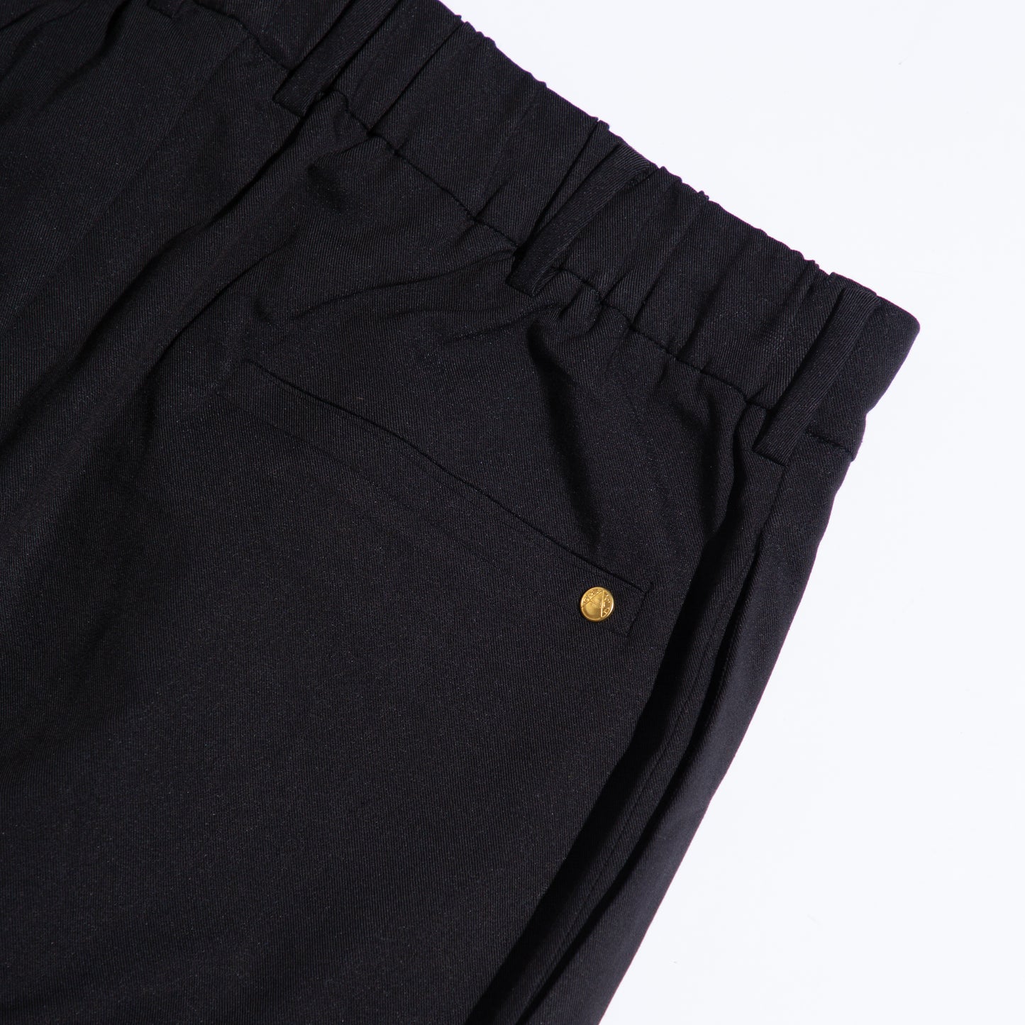 Faded Color Baggy Pants / Raven Black