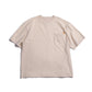 Faded Washed S/S Pocket Big Tee / Faded Sand