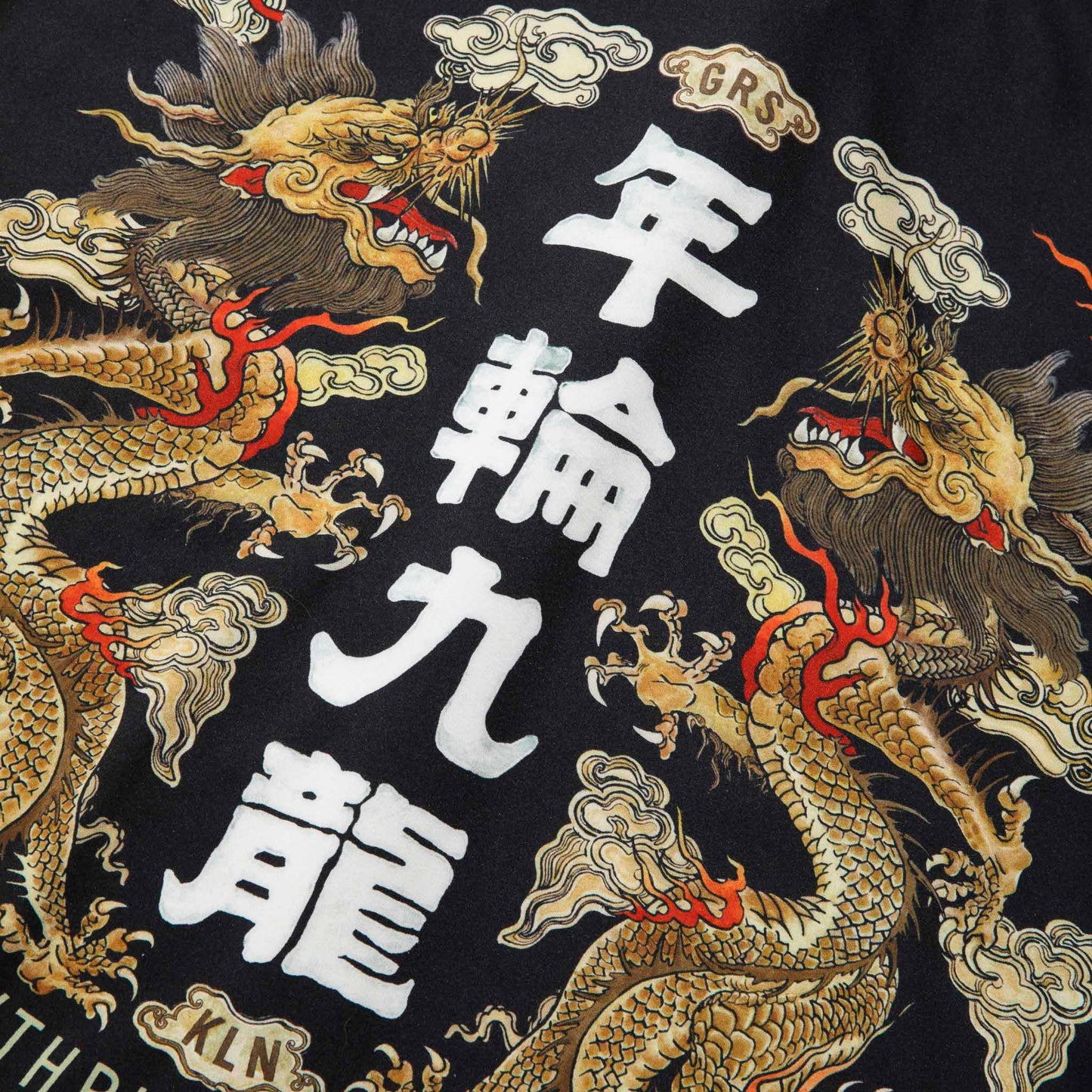 Kowloon Double Dragon Overprint Shirt