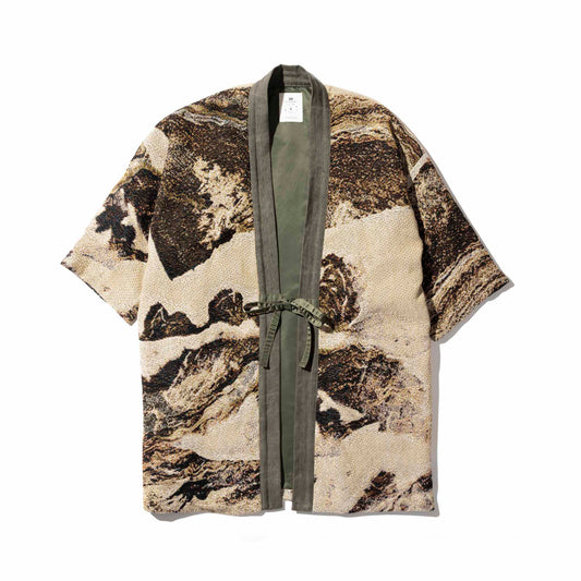 Rising Lion Reversible Jacquard Kimono
