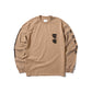HEAVY WEIGHT WASHED L/S TEE BEIGE